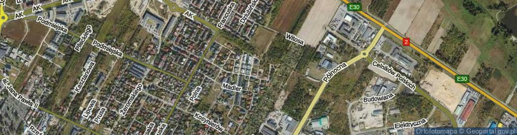 Zdjęcie satelitarne Bratkowskiej Marii ul.